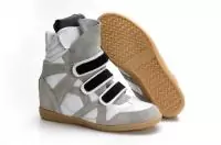 isabel marant street fashion chaussures argent blance